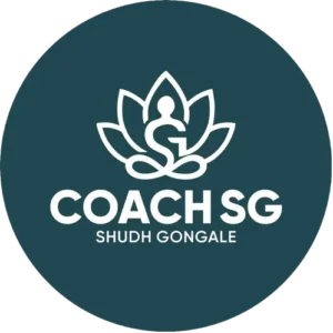 Coach SG logo - lotus wellness emblem